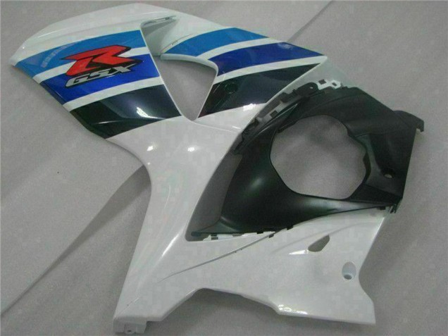 Completo Carenados Moto Suzuki GSXR 1000 2009-2016 - Blanco Azul Negro Asequibles