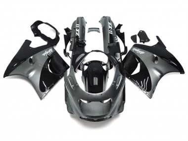 Carenados Moto Kawasaki ZZR1100 1993-2003 - Gris Negro Ninja Asequibles