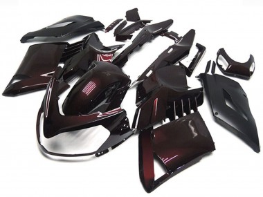 Carenados Moto Kawasaki GTR1400/ZG1400 2007-2009 - Rojo Granate Negro Asequibles