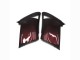 Carenados Moto Kawasaki GTR1400/ZG1400 2007-2009 - Rojo Granate Negro Asequibles