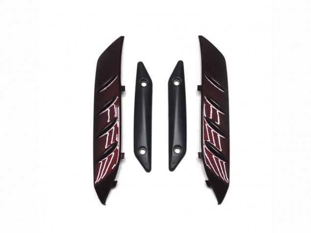 Carenados Moto Kawasaki GTR1400/ZG1400 2007-2009 - Rojo Granate Negro Asequibles