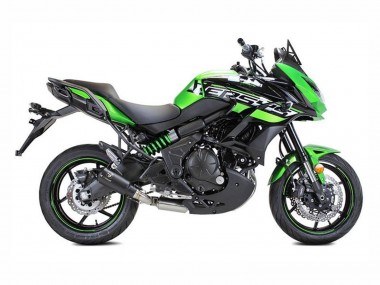 Carenado Moto Kawasaki Versys 650 2015-2021 - Verde Negro Asequibles