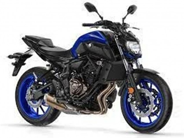 Carenados Moto Yamaha MT07/FZ07 2012-2017 - Azul Negro Asequibles
