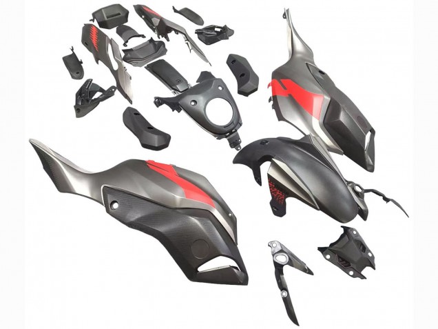 Carenados Moto Yamaha MT07/FZ07 2012-2017 - Gris Rojo Asequibles