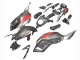 Carenados Moto Yamaha MT07/FZ07 2012-2017 - Gris Rojo Asequibles