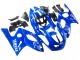 Carenados Moto Yamaha YZF600R Thundercat 1996-2007 - Azul Blanco Plata Asequibles