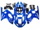 Carenados Moto Yamaha YZF600R Thundercat 1996-2007 - Azul Blanco Plata Asequibles