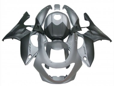 Carenados Moto Yamaha YZF600R Thundercat 1996-2007 - Negro Mate Gris Asequibles