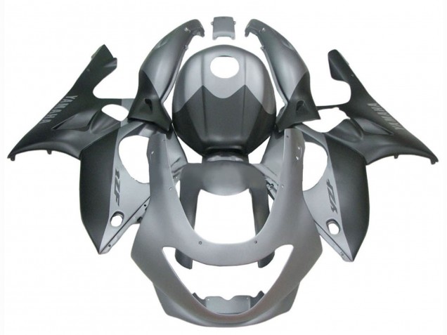Carenados Moto Yamaha YZF600R Thundercat 1996-2007 - Negro Mate Gris Asequibles