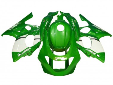 Carenado Moto Yamaha YZF600R Thundercat 1996-2007 - Verde Blanco Asequibles