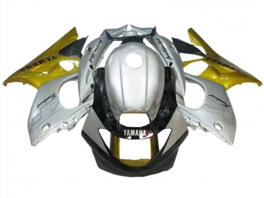 Carenado Moto Yamaha YZF600R Thundercat 1996-2007 - Plata Oro Negro Brillante Asequibles
