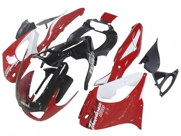 Kits Carenado Moto Yamaha YZF 1000R Thunderace 1997-2007 - Rojo Negro Blanco Thunderace Asequibles