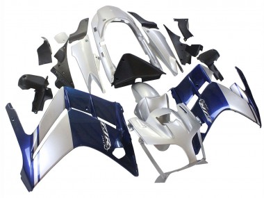 Carenados Moto Yamaha FJR1300 2001-2006 - Azul Oscuro Plata Asequibles