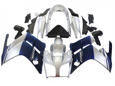 Carenados Moto Yamaha FJR1300 2001-2006 - Azul Oscuro Plata Asequibles