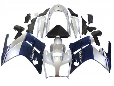 Carenados Moto Yamaha FJR1300 2001-2006 - Azul Oscuro Plata Asequibles