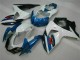 Kits Carenados ABS Suzuki GSXR 1000 2009-2016 - Blanco Azul Negro Asequibles