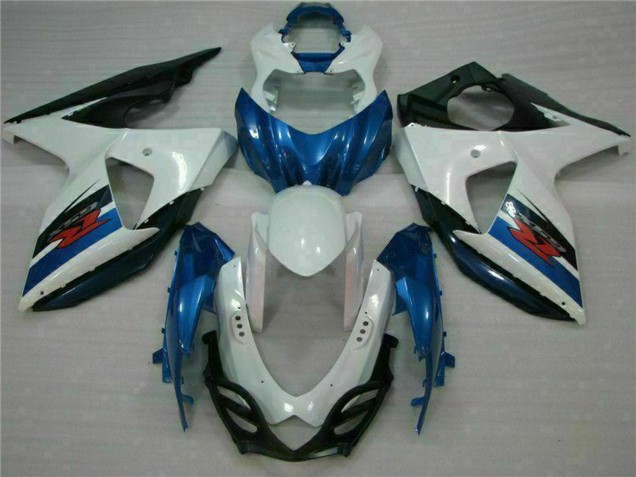 Kits Carenados ABS Suzuki GSXR 1000 2009-2016 - Blanco Azul Negro Asequibles