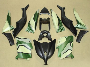Carenados Moto Yamaha TMAX530 2012-2014 - Negro Mate Verde Light Amarillo Asequibles