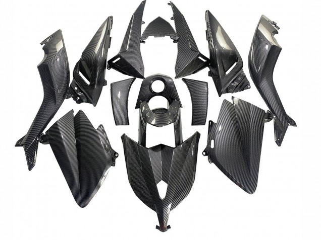 Carenados Moto Yamaha TMAX530 2012-2014 - Negro FibraCarbono Asequibles