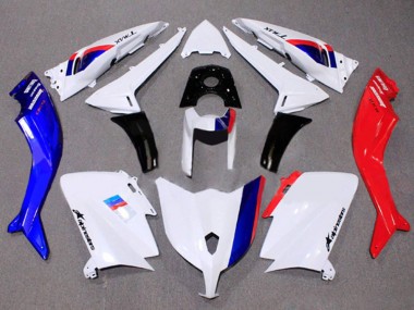 Carenado Moto Yamaha TMAX530 2012-2014 - Blanco Rojo Azul Asequibles