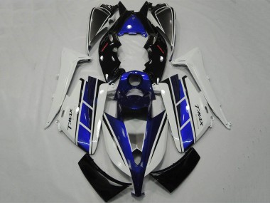Carenado Moto Yamaha TMAX530 2012-2014 - Blanco Azul Negro Asequibles