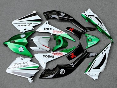 Carenados Moto Yamaha TMAX530 2012-2014 - Blanco Verde Negro Semakin Didepan ENEOS Asequibles