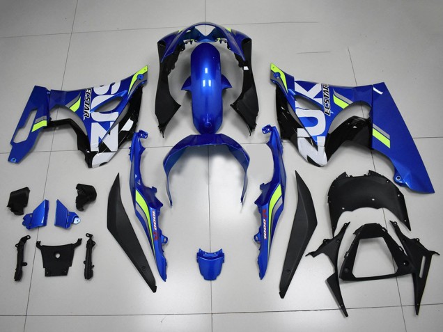 Carenados Moto Suzuki GSXR 1000 2017-2024 - Azul Blanco Verde Asequibles