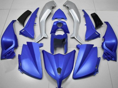Carenados Moto Yamaha TMAX530 2012-2014 - Azul Mate Plata Asequibles