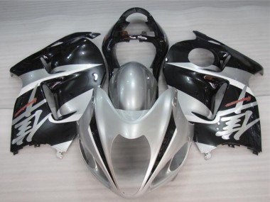 Carenados Moto Suzuki GSXR 1300 Hayabusa 1996-2007 - Plata Negro Asequibles