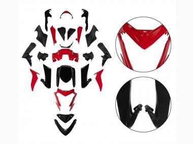 Carenados Moto Suzuki GSX-S 1000 2015-2020 - Negro Rojo Asequibles