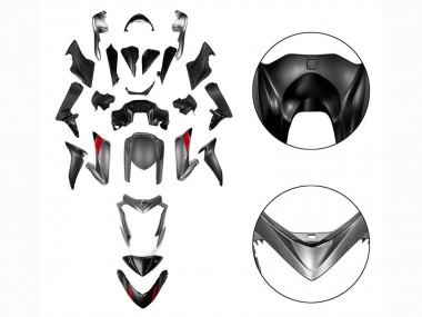 Carenados Moto Suzuki GSX-S 1000 2015-2020 - Negro Gris Asequibles