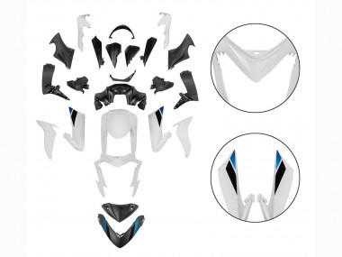 Carenados Moto Suzuki GSX-S 1000 2015-2020 - Negro Blanco Asequibles
