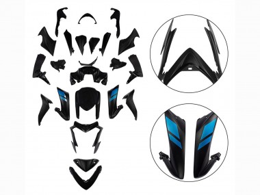 Carenados Moto Suzuki GSX-S 1000 2015-2020 - Negro Azul Asequibles