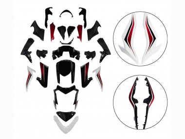 Carenados Moto Suzuki GSX-S 1000 2015-2020 - Negro Rojo Blanco Asequibles
