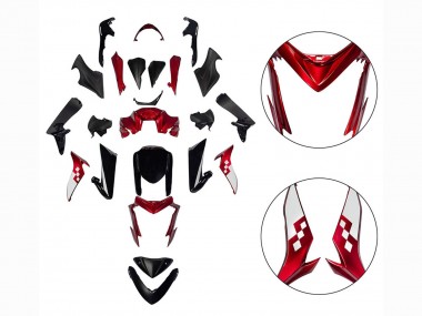 Carenados Moto Suzuki GSX-S 1000 2015-2020 - Rojo Negro Asequibles