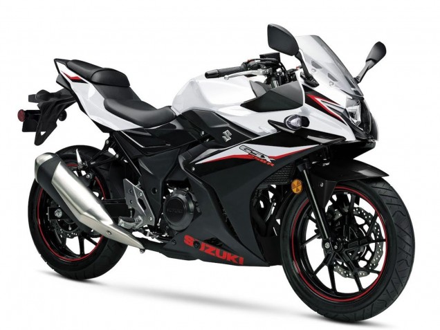 Carenado Moto Suzuki GSX250R 2017-2020 - Blanco Negro Asequibles