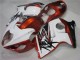 Carenados Moto Suzuki GSXR 1300 Hayabusa 1996-2007 - Blanco Naranja Negro Asequibles