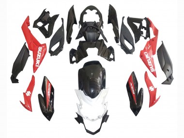 Carenados Moto Suzuki GSX-S 750 2017-2022 - Rojo Blanco Asequibles