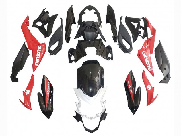 Carenados Moto Suzuki GSX-S 750 2017-2022 - Rojo Blanco Asequibles