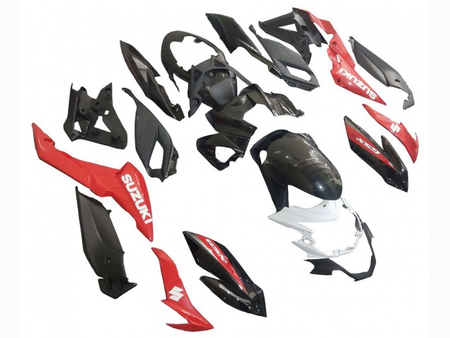 Carenados Moto Suzuki GSX-S 750 2017-2022 - Rojo Blanco Asequibles