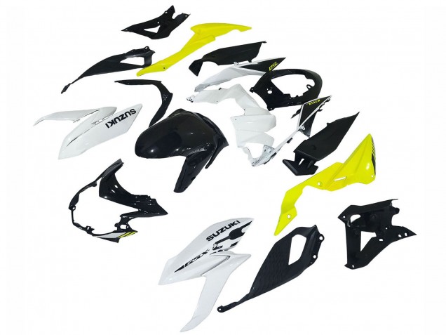 Carenados Moto Suzuki GSX-S 750 2017-2022 - Blanco Amarillo Asequibles