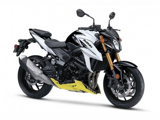 Carenados Moto Suzuki GSX-S 750 2017-2022 - Blanco Amarillo Asequibles