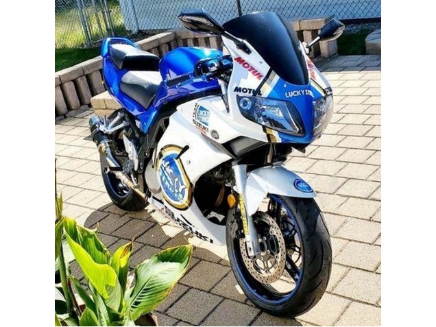 Carenados Moto Suzuki SV650 2003-2013 - Blanco Azul Lucky Strike Motul Asequibles