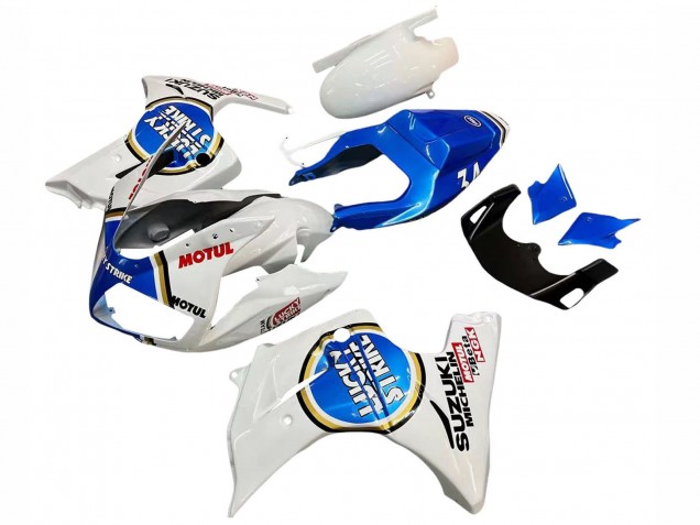 Carenados Moto Suzuki SV650 2003-2013 - Blanco Azul Lucky Strike Motul Asequibles