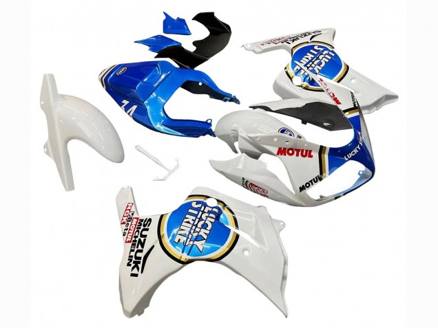 Carenados Moto Suzuki SV650 2003-2013 - Blanco Azul Lucky Strike Motul Asequibles