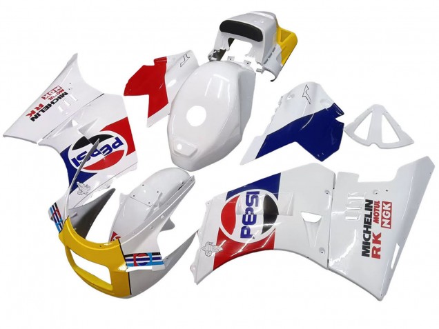 Carenados Moto Suzuki RG400 RG500 RG400/500 1984-1987 - Blanco Rojo Azul Amarillo Motul Michelin Pepsi Asequibles