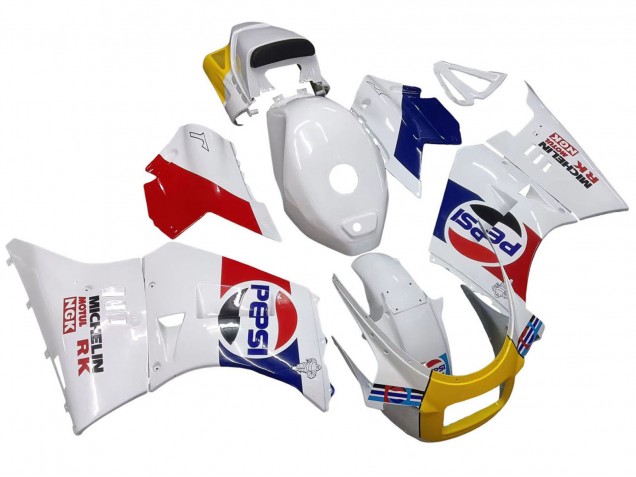 Carenados Moto Suzuki RG400 RG500 RG400/500 1984-1987 - Blanco Rojo Azul Amarillo Motul Michelin Pepsi Asequibles
