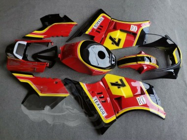 Carenados Moto Suzuki RG400 RG500 RG400/500 1984-1987 - Rojo Amarillo Negro 7 Asequibles