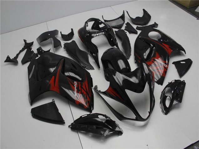 Carenados Moto Suzuki GSXR 1300 Hayabusa 2008-2020 - Negro Brillante Rojo Asequibles