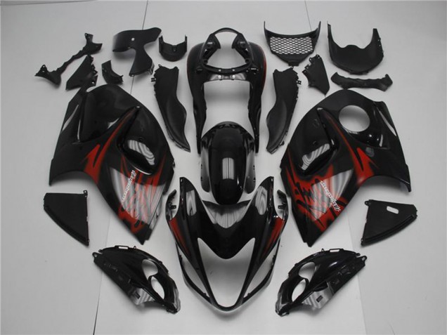 Carenados Moto Suzuki GSXR 1300 Hayabusa 2008-2020 - Negro Brillante Rojo Asequibles